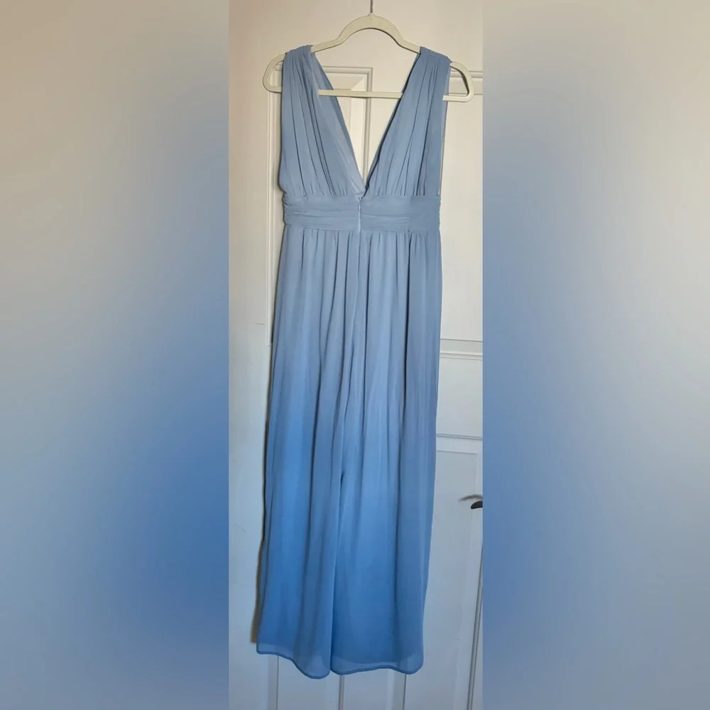 Lulu's Deep Blue Sleeveless Jumpsuit - Picture 5 of 8
